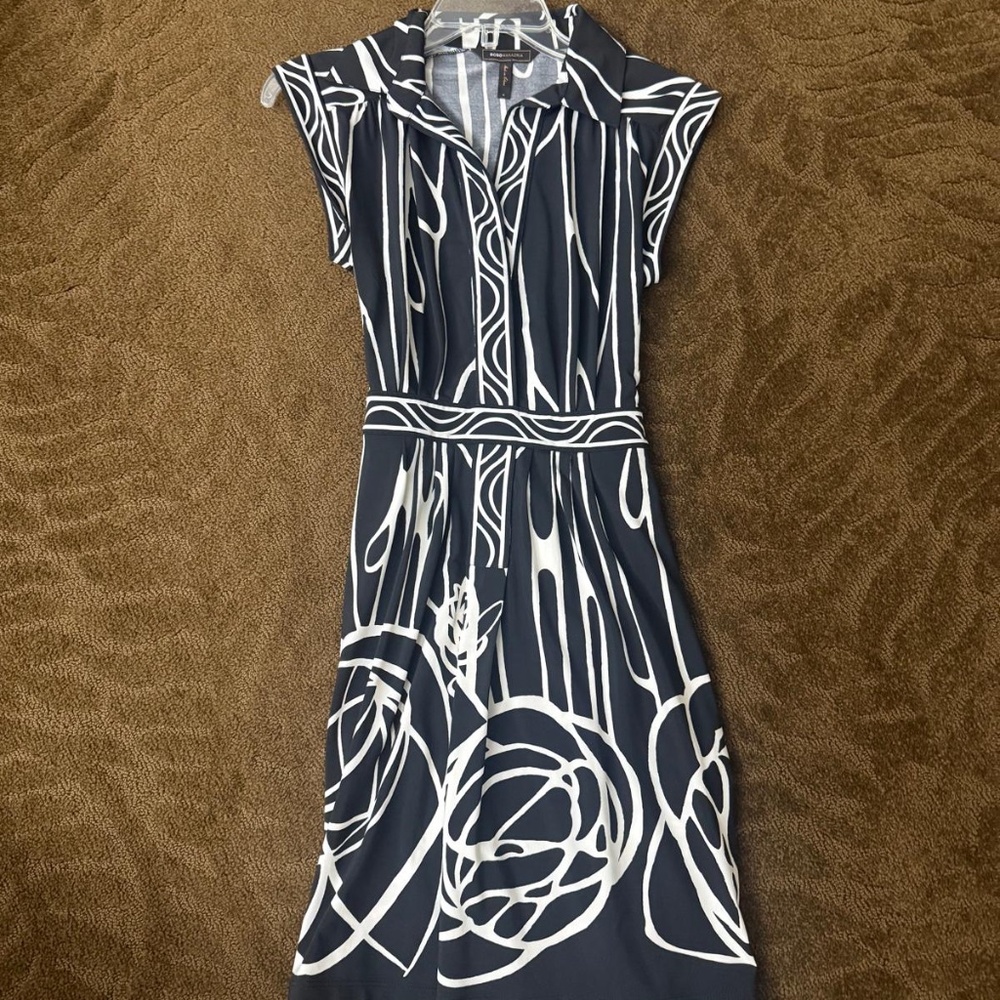 Black and white dress